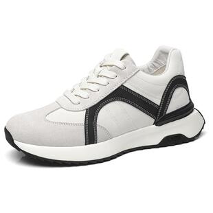 洛德蒙男鞋新款丢冬季内增高男士休闲鞋老爹鞋阿甘鞋运动休闲鞋男