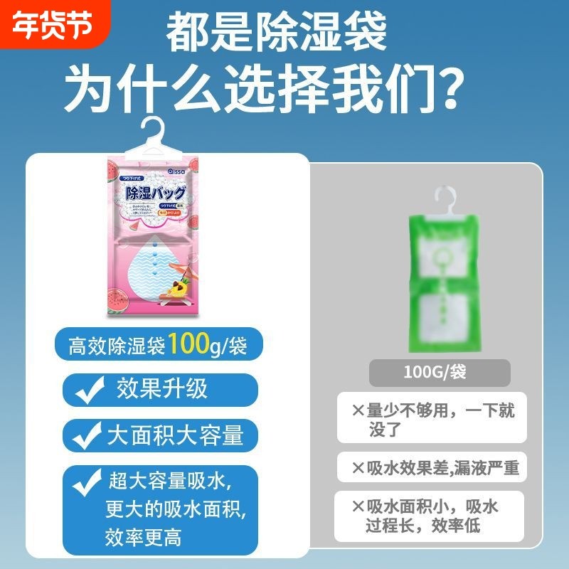 除湿袋可挂式防潮防霉包家用宿舍学生吸湿潮干燥剂衣柜去潮湿神器,居家日用,除湿挂件,淘宝优惠券,粉丝福利购,淘宝优惠卷