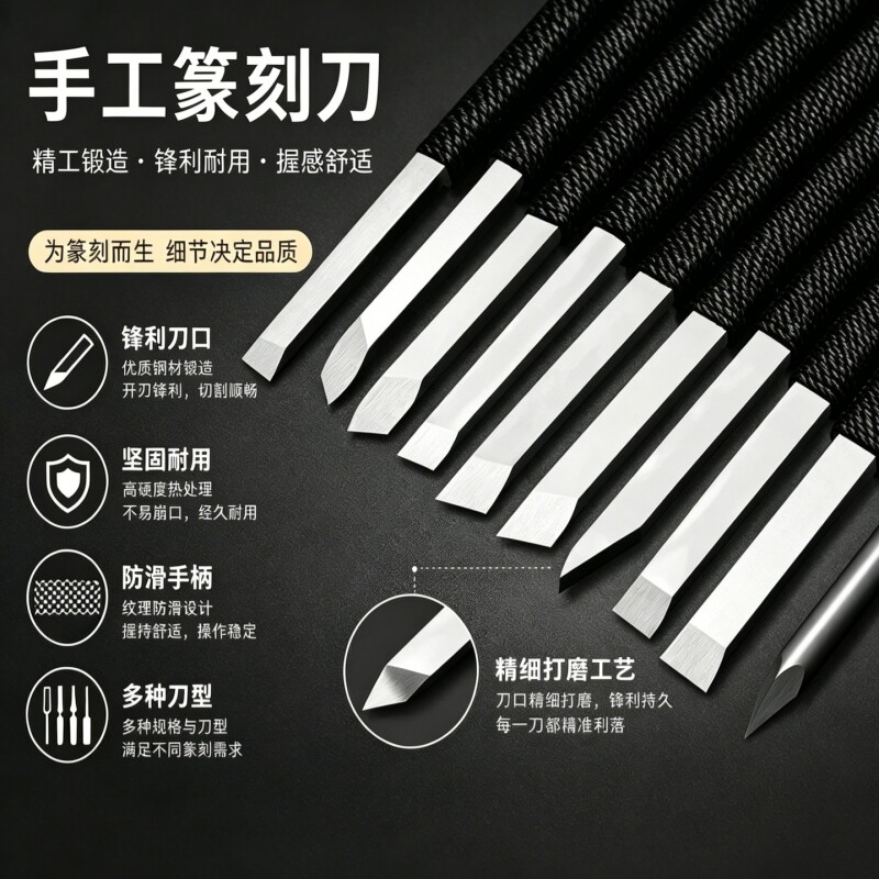 雕刻刀手工刻刀木工套装硬木头木雕核雕工具石刻刀篆刻刀雕刻工具