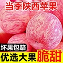 苹果水果新鲜应当季 整箱脆甜红富士冰糖心丑平苹果大果不打蜡9斤