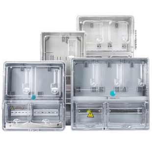 户外防水三相单相透明塑料电表箱预付费电表盒家用1户2户4户6 8户