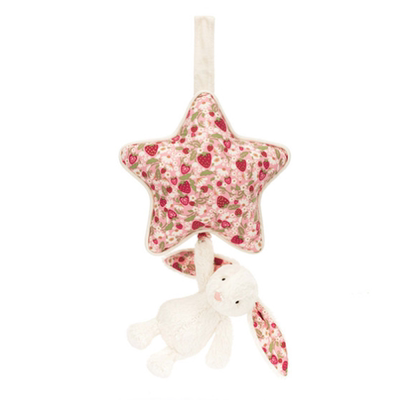 英国JELLYCAT邦尼兔音乐拉铃婴儿摇铃宝宝挂件可爱安抚床铃礼物