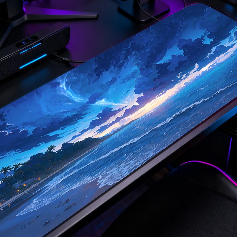 鼠标垫超大桌垫办公家用大号键盘垫高颜值电脑垫竞游戏桌垫
