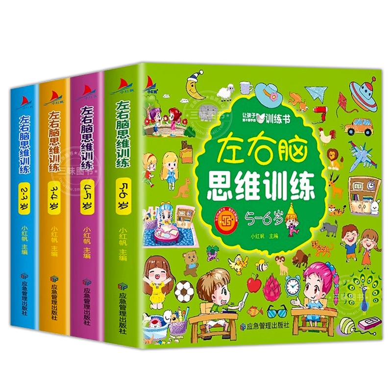 左右脑思维训练2岁全套幼儿园