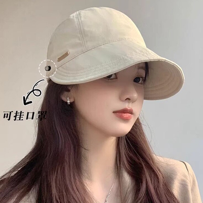 赵露思同款大头围可挂口罩防晒帽