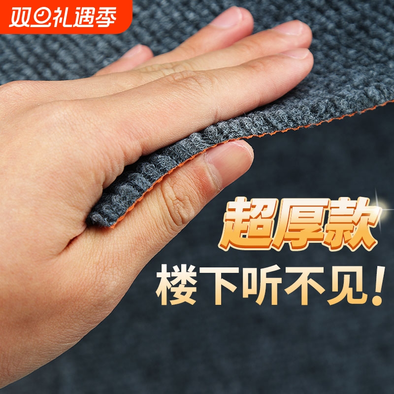 纯色隔音地毯满铺家用可裁剪