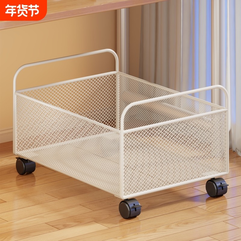 桌下书包置物架书架收纳筐箱办公室小推车可移动带轮神器桌上书本,收纳整理,整理架/置物架/收纳架,淘宝优惠券,粉丝福利购,淘宝优惠卷