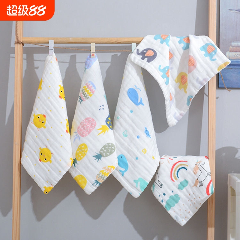 婴儿口水巾纯棉纱宝宝用品新生