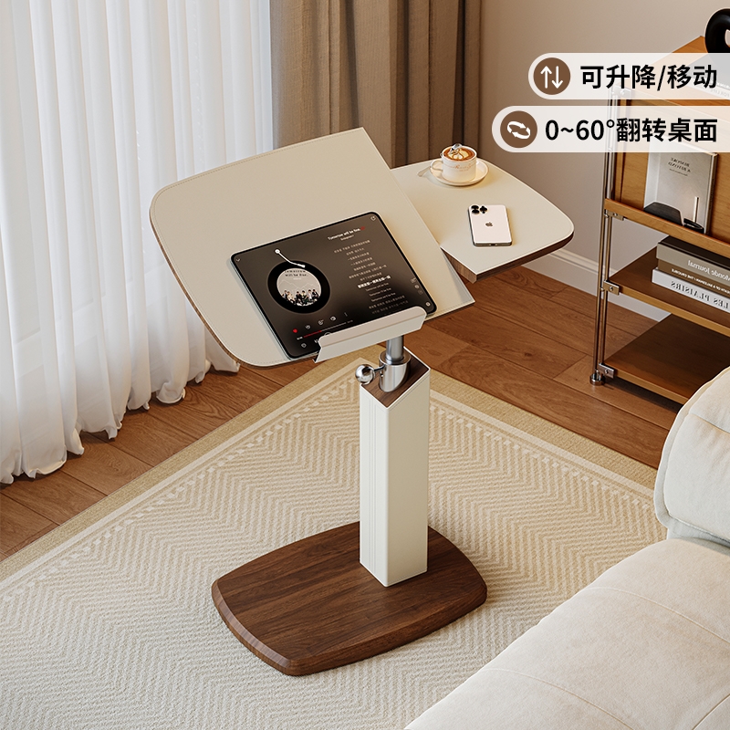 跨境轻奢高级感实木边几沙发角几