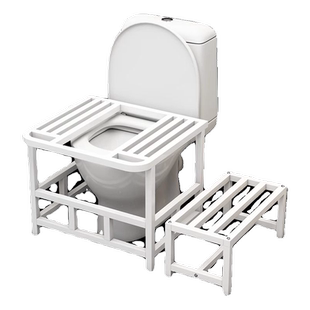 家用坐便凳子蹲坑神器马桶改蹲便坑式架脚踏凳防滑稳固脚踩蹲便器