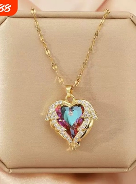 欧美海洋之心炫丽紫光爱心彩色