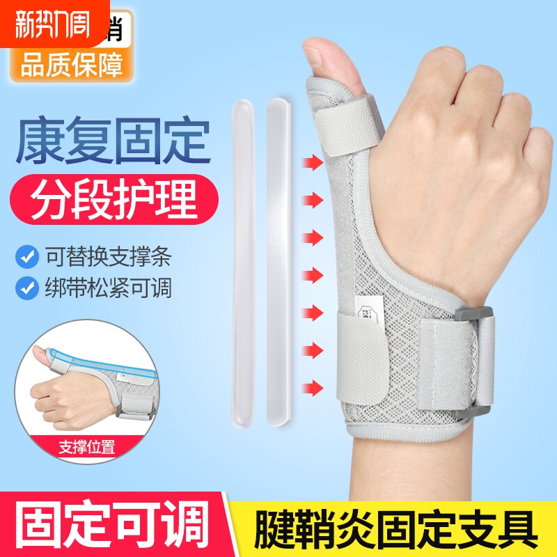 医用腱鞘炎保护套大拇指固定器腱鞘护腕支具护具拇指夹板骨折妈妈
