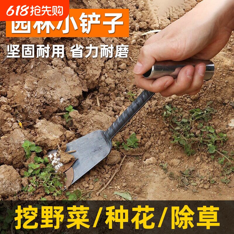 家用挖野菜小铲子挖草药种菜除草挖土菜园花园艺园林用具农用工具