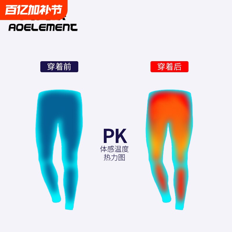 男士保暖裤秋裤男单件加厚加绒裤毛裤棉裤修身冬季打底裤线裤紧身