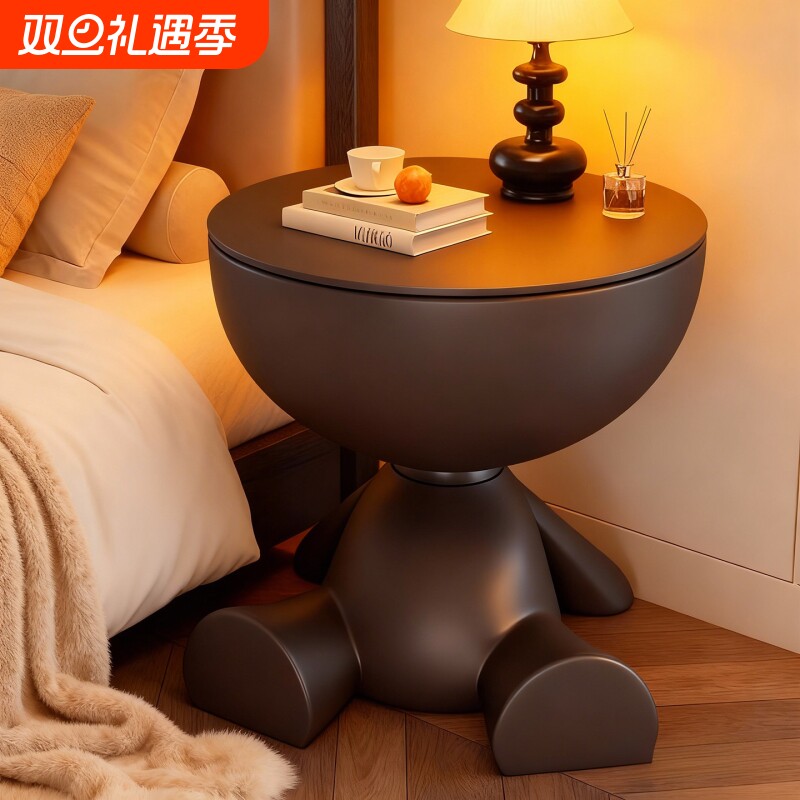 床头柜家用卧室床头简易小桌子置物架2025新款沙发创意边几小茶几
