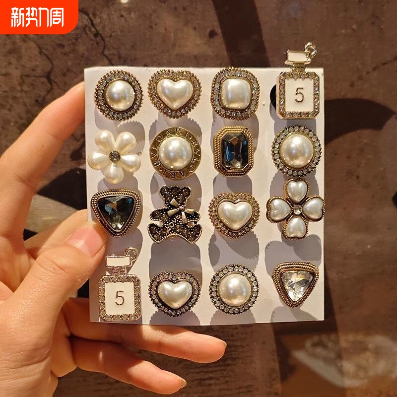 洞洞鞋配饰高级感鞋花鞋扣配件卡扣饰品适配cross卡骆驰diy装