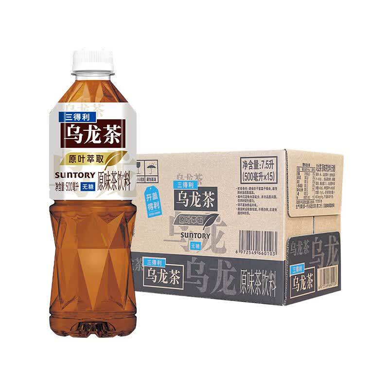 三得利乌龙茶饮料500ml整箱图片