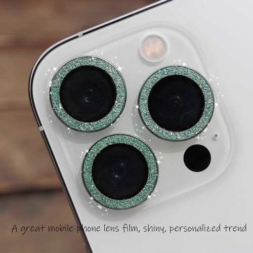 苍岭绿苹果14镜头膜iPhone13promax手机镜头保护12Pro后置摄像头新款全包覆盖钢化闪钻石镜片保护圈