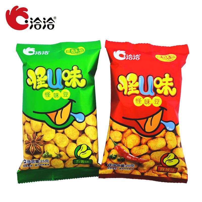 洽洽怪味豆25g恰恰怪u味怪味五香麻辣休闲零食