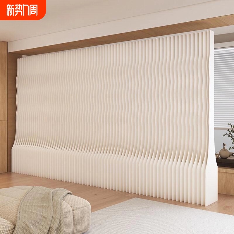 纸屏风隔断假墙办公室卧室分隔神器折叠服装店屏风背景墙简易自装