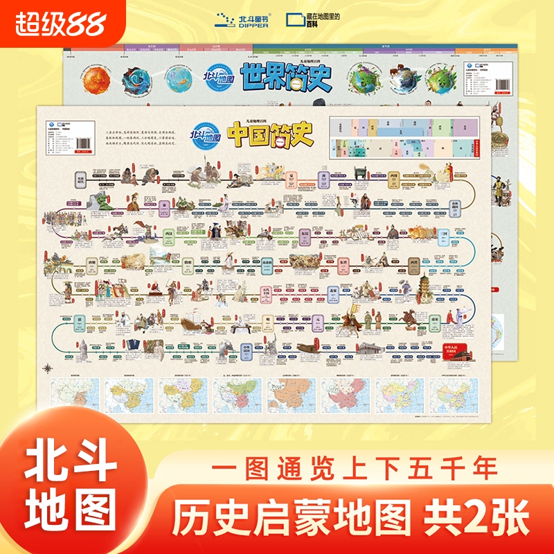 【北斗地图】新版中国世界简史