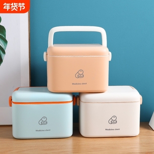 家用医药箱大容量家庭装便携急救医疗箱小型药盒收纳箱药品收纳盒