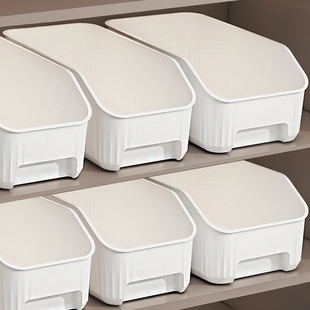 长方形塑料橱柜收纳筐调料篮置物架整理筐厨房收纳盒杂物储物分类