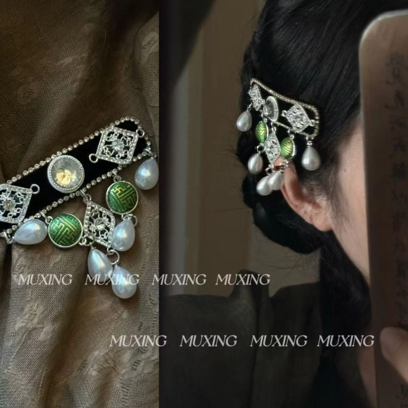 子衿|新中式民族风中式复古贵气精致气质古风汉服旗袍发夹发饰