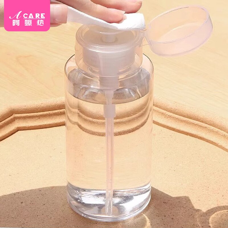 分装瓶/按压BC1SQ0-0726-卸甲水空瓶按压式卸妆水乳液美