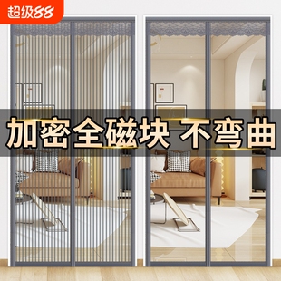 门帘防蚊2026新款金刚网加密磁块自吸免打孔家用卧室夏季防蝇纱窗