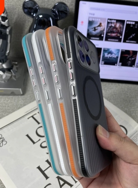 防滑条边瓦楞磁吸壳适用OPPOFindx8Ultra手机壳X8S+冰雾肤感X8Pro透明黑白Reno13不粘指纹PC电镀按键小众男女