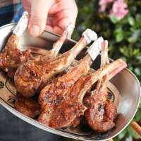 Tomahawk French Lamb Chops Grilled meat ingredients Fresh lamb commercial wholesale non-original cut frozen lamb thick-cut thumbnail 3