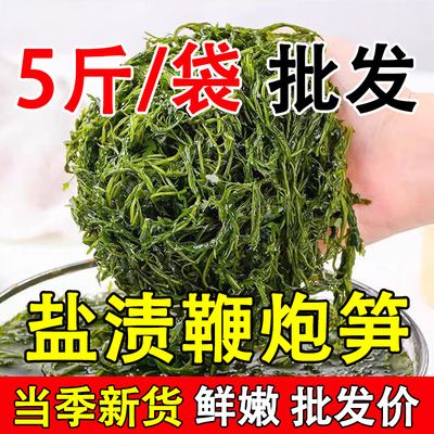 水产海带海草鞭炮笋火锅食材海藻笋火炮长寿菜马尾藻凉拌火锅店