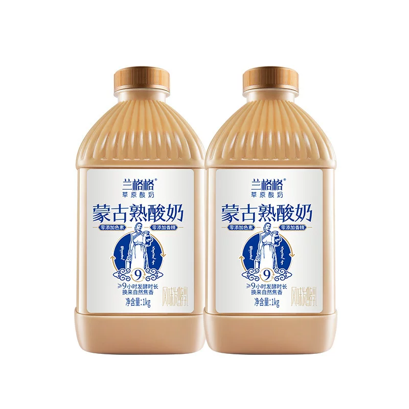 蒙古熟酸奶-兰格格风味发酵乳低温酸奶1kg浓郁焦香风味酸奶,咖啡/麦片/冲饮,低温酸奶,淘宝优惠券,粉丝福利购,淘宝优惠卷