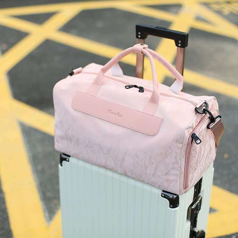 新款干湿分离出差游泳包女短途旅行包大容量耐脏手提健身行李袋