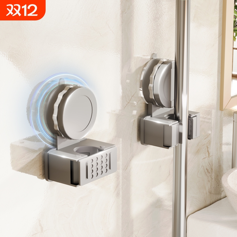 吸盘拖把架拖把壁挂夹扫把挂钩浴室收纳架子神器上墙承重单个粘胶