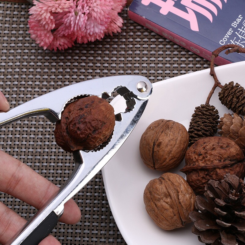 锌合金多功能核桃夹子 坚果松子核桃钳子 不锈钢小工具批发