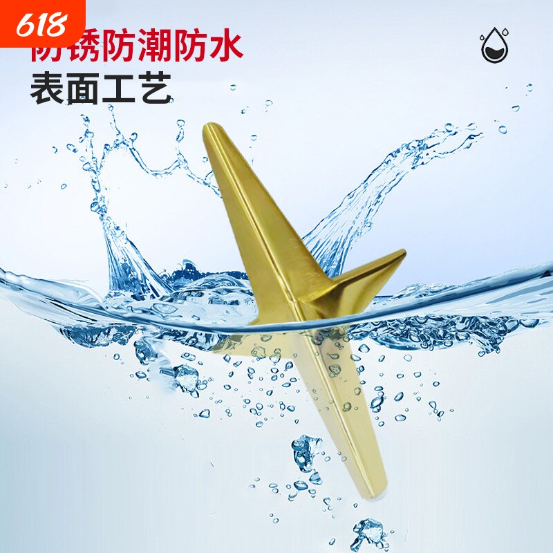 现代创意家具五金配件加长菱形沙发脚电视柜支撑腿桌脚柜脚家具脚