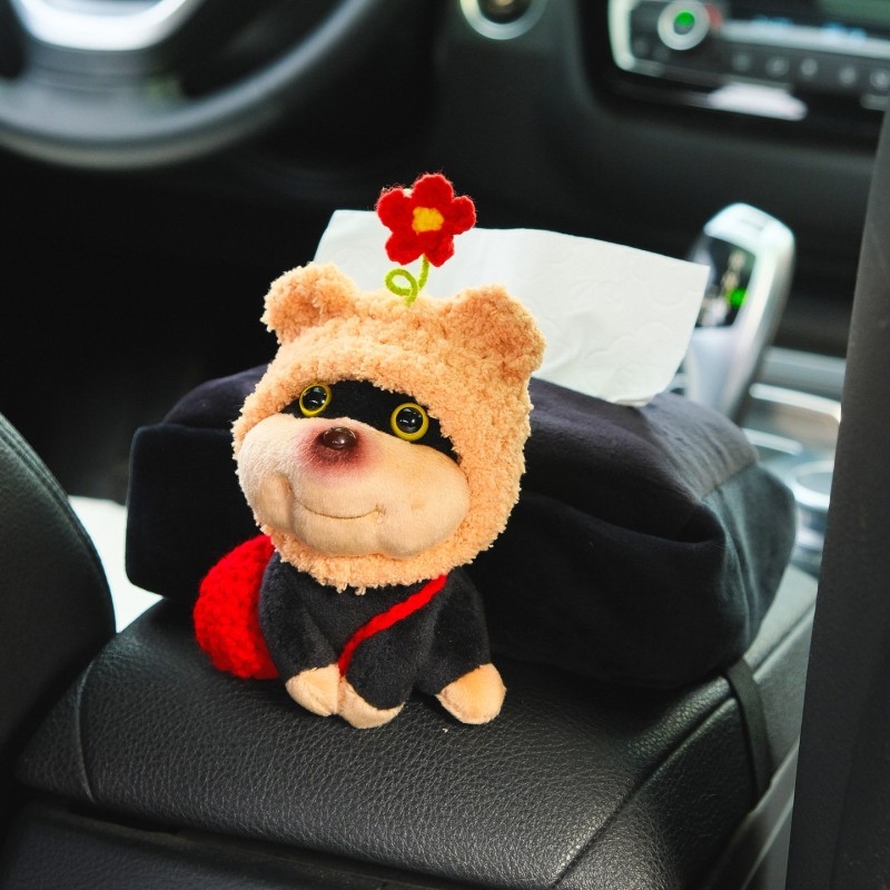 蜜蜂狗车载纸巾盒车用纸巾套挂袋座椅背挂式扶手箱汽车抽纸盒车内,汽车用品/电子/清洗/改装,车用纸巾盒/套,淘宝优惠券,粉丝福利购,淘宝优惠卷