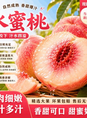 京东到家水蜜桃新鲜水果现货现摘