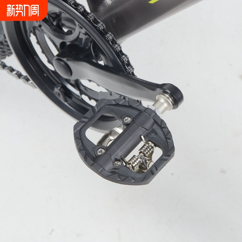 自行车自锁脚踏 山地自行车锁踏 平踏两用不需转换 SPD锁踏 锁