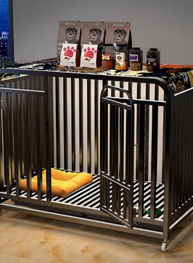 大型犬室内带厕狗笼45