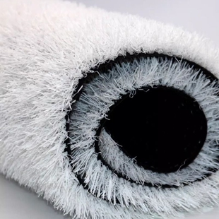 白色人造仿真塑料假草坪草皮地毯足球场白线标志线室外地垫滑雪草