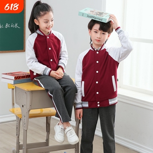 珠海市香洲区统一小学生校服春秋装长袖套装校服裤外套春夏装短袖