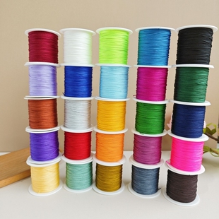 73号玉线0.6mm珠宝线穿水晶编织手绳DIY材料耐磨无弹力吊坠线加密