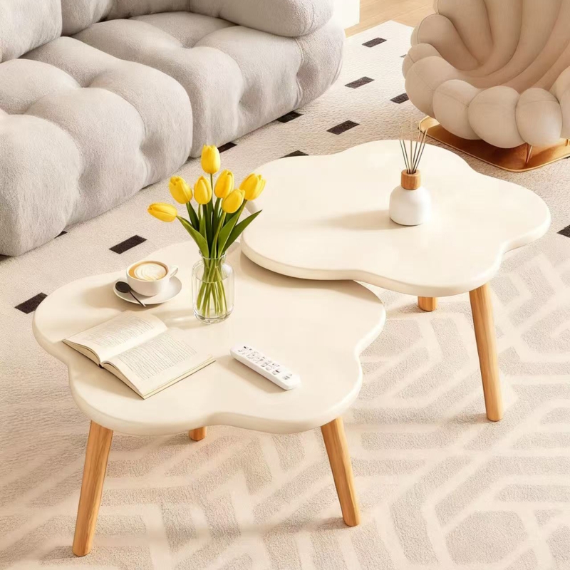 迷你桌子客厅家用奶油风轻奢茶几出租屋创意可爱小桌子榻榻米炕桌