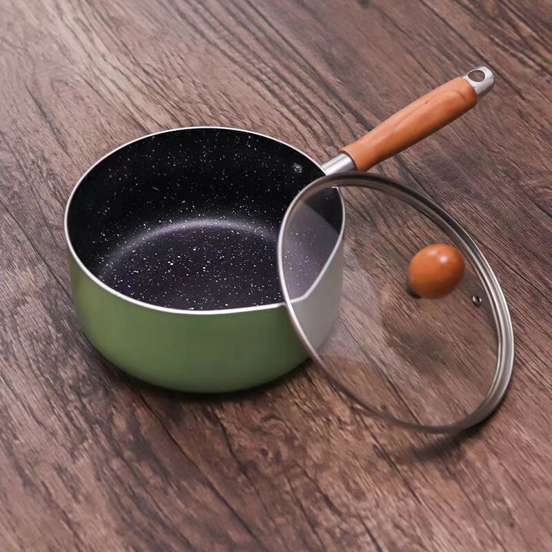 家用小奶锅宝宝婴儿辅食锅热奶不粘锅泡面小汤锅婴儿明火电池炉用