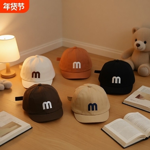 1-3岁婴儿帽子秋冬宝宝鸭舌帽幼儿韩版潮小童棒球帽儿童春秋薄款