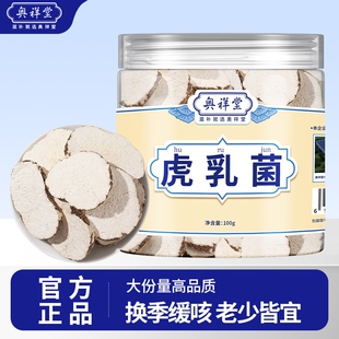 虎乳菌中草药材正品润肺缓咳汤包正宗野生虎奶菌片无花果干煲汤材