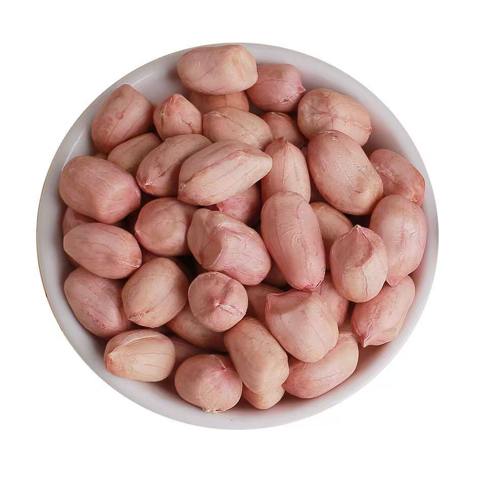 现剥新鲜花生米特级晾干新货粉红皮散装花生仁榨油煲汤食材多规格